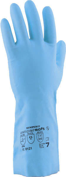 Rukavice SEMPERSOFT vinylové rukavice modré