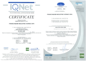 Franchi & Kim ISO9001