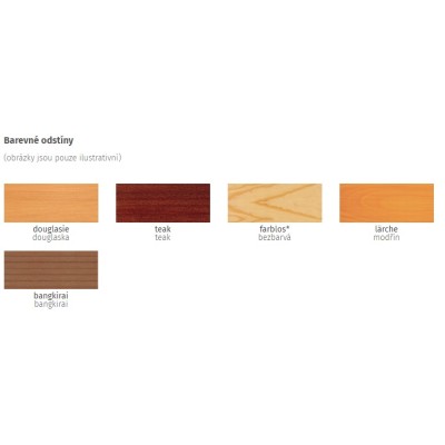 Barevné odstíny Remmers Pflege-Ol