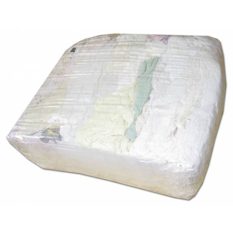 Čistící textilie bílá 10kg (lisovaný textil)