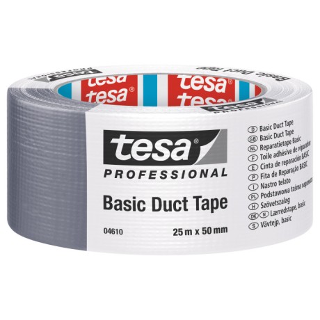 Duct tape textilní lepící páska - tesa 4610 stříbrná 