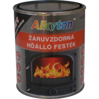 Alkyton  -  Žáruvzdorná  barva  černá  1078  a  stříbrná  1015  jsou  teplotě odolné  barvy  na  bázi  silikonem  modifikované  alkydové  pryskyřice do 650°C, krátkodobě do 750°C