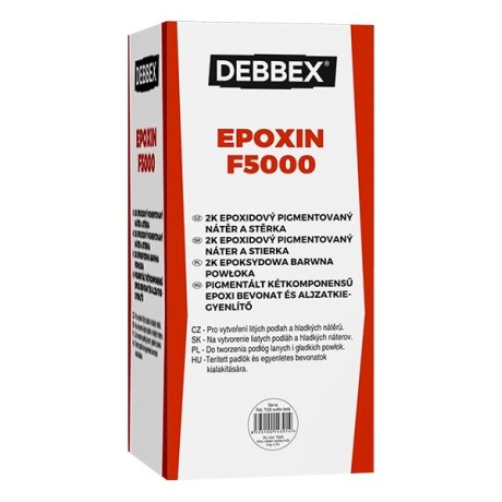 Debbex Podlahový nátěr Epoxin F5000 RAL7035 světle šedá 6kg set (5+1)