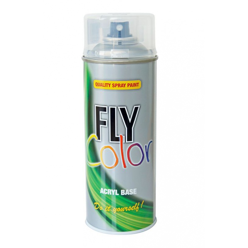 Fly Color akrylátová barva ve spreji 400ml RAL9010 mat