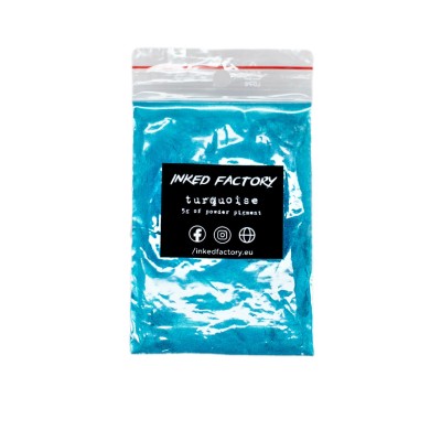 Inked factory sacek turquoise