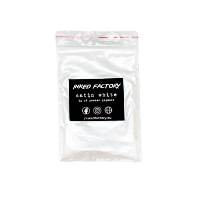 Inked factory sacek Satin White