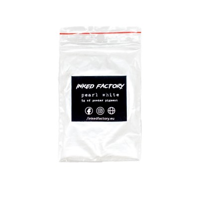 Inked factory sacek Pearl White